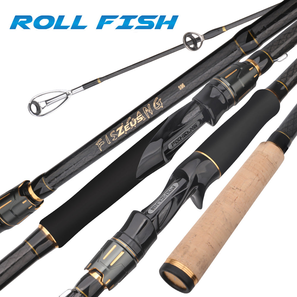 ROLL FISH Zeus Long Range Surf Casting Rod – 2.88–3.3m Cross-Carbon Saltwater Fishing Rod