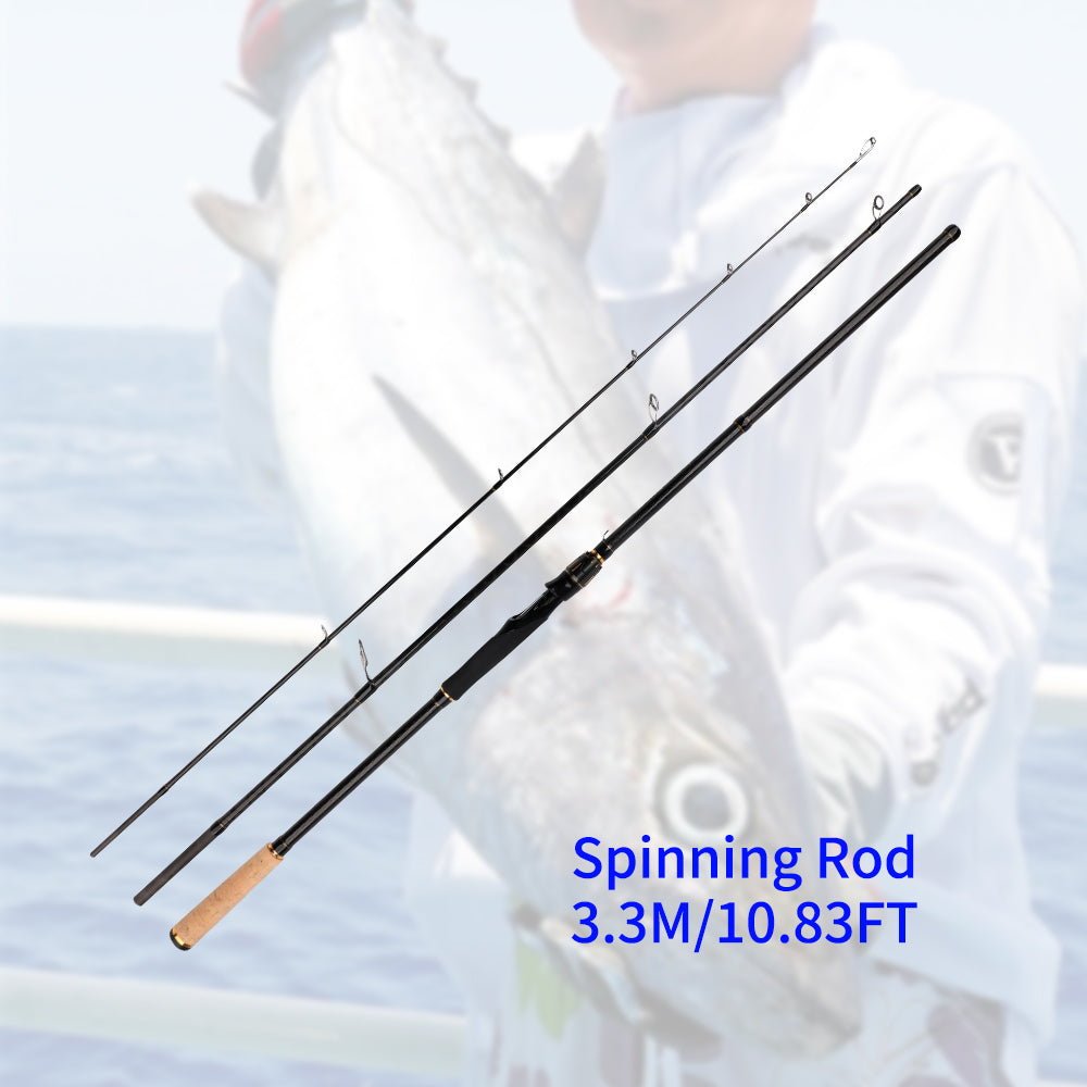 ROLL FISH Zeus Long Range Surf Casting Rod – 2.88–3.3m Cross-Carbon Saltwater Fishing Rod