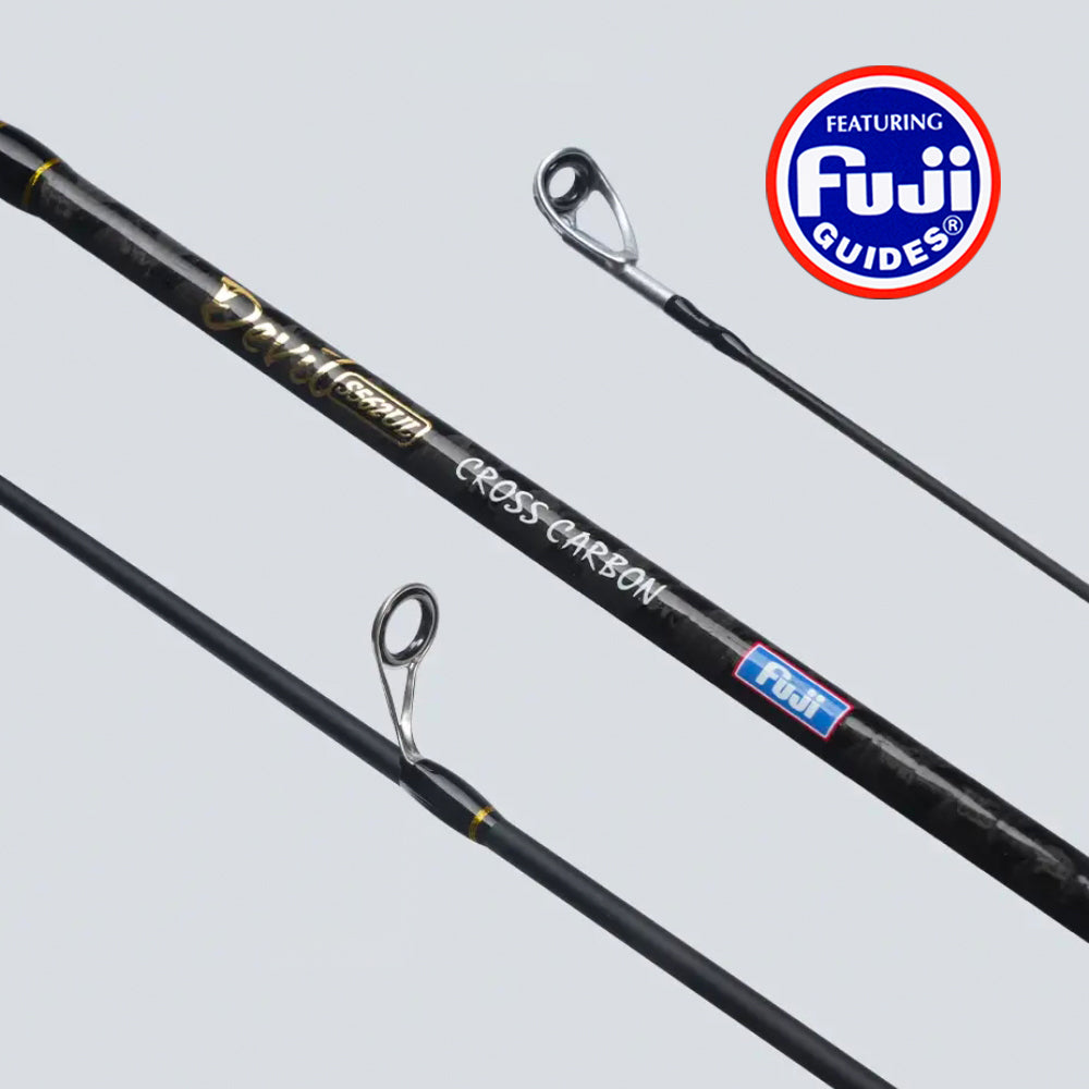 ROLLFISH Ultralight Fuji Guides Trout Fishing Rod with Sensitive Fast Action Tip and Solid Wood Handle for Trout/Micro Fishing