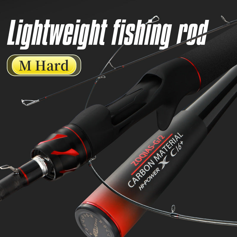 ROLLFISH Carbon Fiber M Power Fishing Rod - Versatile All-Water Lure Rod for Fresh & Saltwater