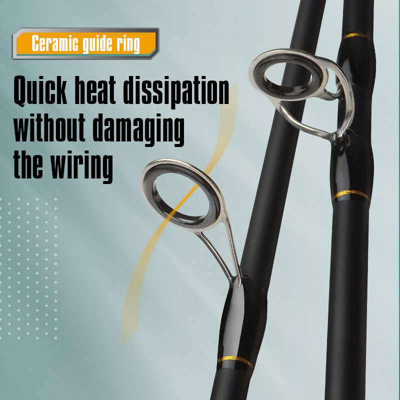 ROLLFISH Lure Fishing Rod for Saltwater &amp; Freshwater – Spinning &amp; Casting 1.8m–2.7m